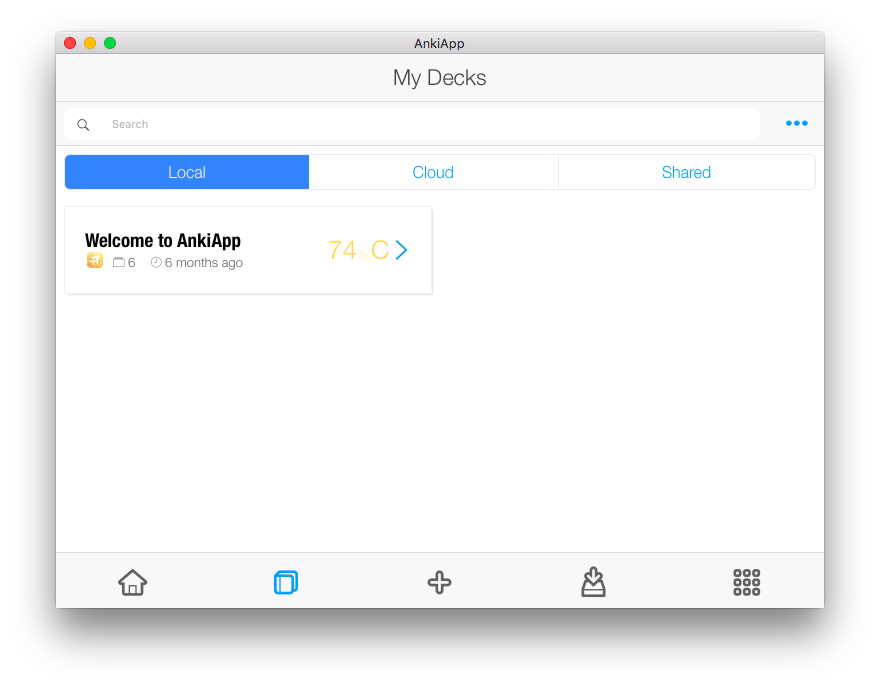 AnkiApp Support What Are Local Cloud And Shared Decks 